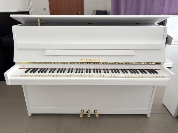 Bílé piano Weinbach / Petrof, bílé piano na prodej, bazar pian Plzeň 009PB