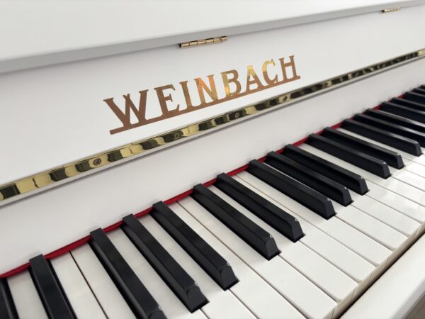Bílé piano Weinbach / Petrof, bílé piano na prodej, bazar pian Plzeň 009PB
