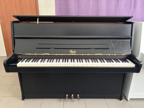 Černé pianino Rösler, bazar klavírů Plzeň 004PC