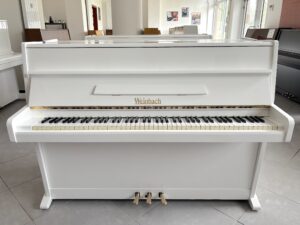 Pianino Weinbach v bílém lesku, Renner kladívka 018PB